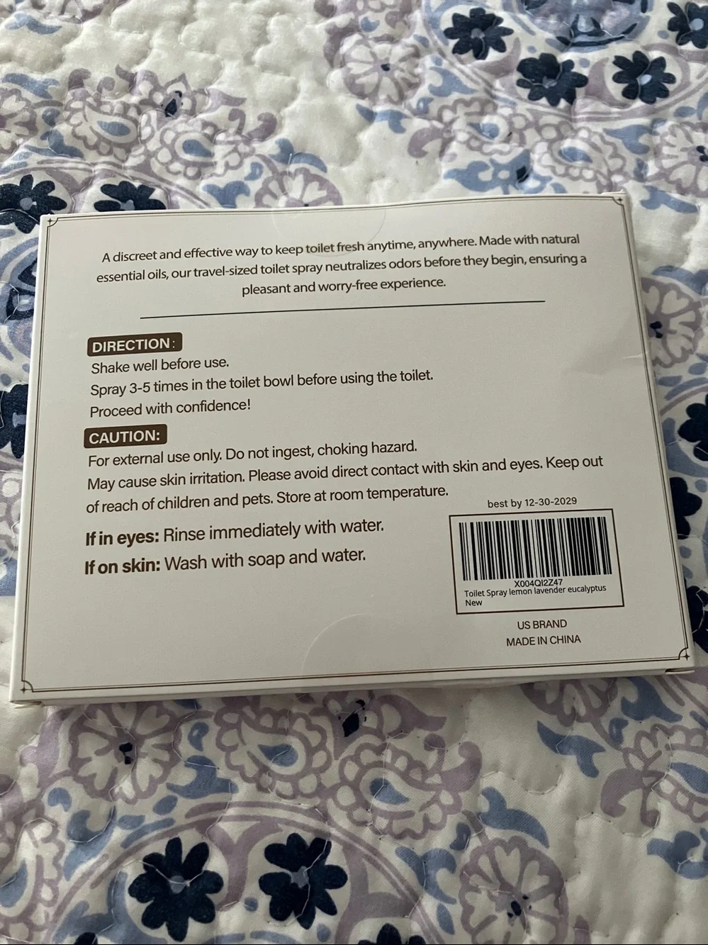 Bathroom Deodorizer Freshener - Lavender, Lemon & Eucalyptus (Set) Travel size